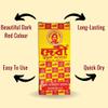 Bengali Traditional Alta Red Parani for Hands and Legs Foot (100ml X 5) | Altha Pen for Bharatanatyam Dance, puja & Weddings | Long Lasting, Skin-Friendly & Waterproof Aalta view 3