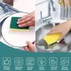 ARPANA BRIGHT 2 in 1 Sponge Scrub pad for Kitchen Scratch Proof Scrubber for Dish wash Scrub Sponge - Pack of 12 view 4