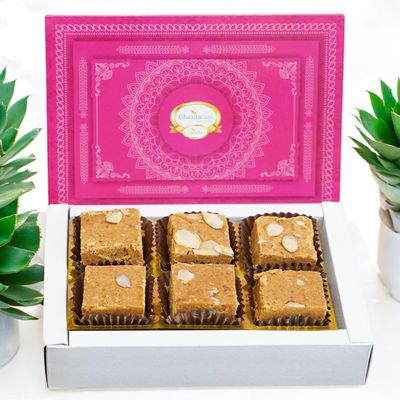 Ghasitaram Gifts Jaiccha Sugarfree Besan barfi 200 gms|Sugar Free Sweets|Diabetic Friendly|Diwali Sugar Free Sweets Box