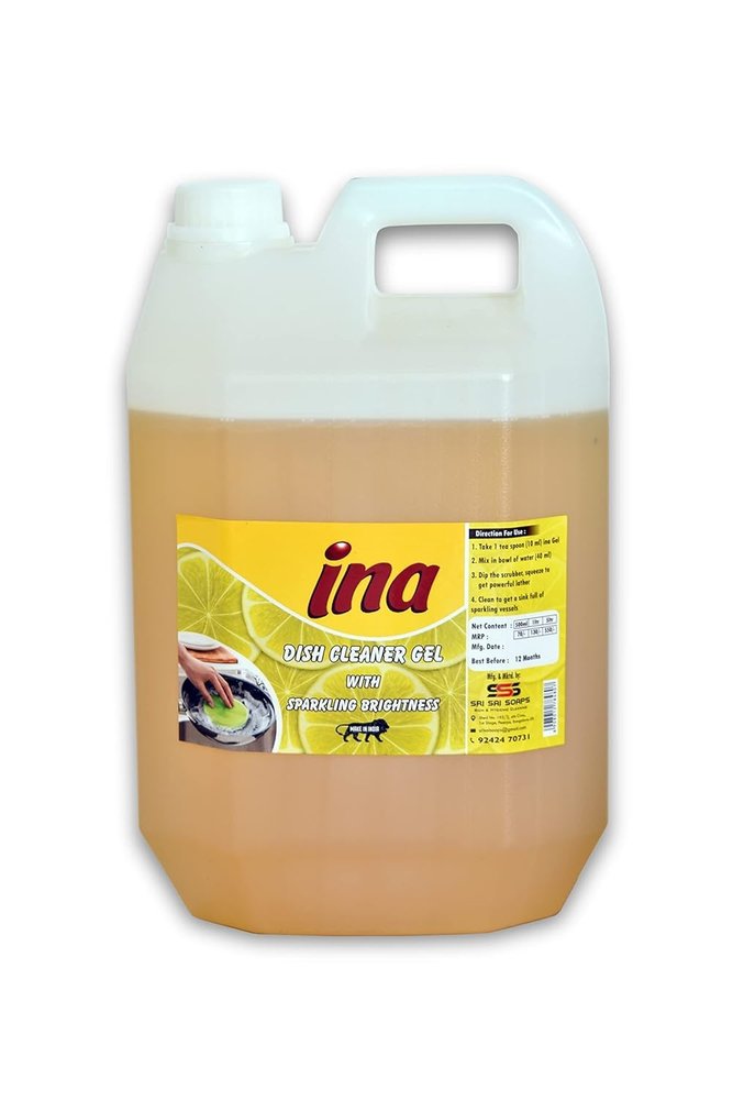 Dish Cleaner Gel Lemon Flavour, Concentrated Dish Cleaner Gel, 1 Liter