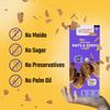 Ancient Roots Oats ad Seeds Cookies | Tea Biscuits, Breakfast Snacks for Kids 600 gm (150gm x 4) | Made with Millet Flours, White Butter and Jaggery | No Maida and No Refined Sugar (Pack of 4) view 3