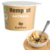 Hempoat - Gluten Free Coffee Oatmeal Cups | Wholegrain Oats with Super Seeds | No Artificial Colors, Flavors, or Preservatives | On The Go Breakfast | High Protein Instant Oatmeal view 1
