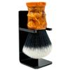 Parker Safety Razor, THE SOLAR STORM Ultra Soft Synthetic Shaving Brush with Stand view 1
