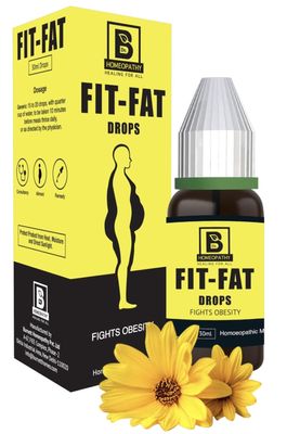 homocos-402 Burnett Fit Fat Drops Homeopathic 30ml - Set of 1 Bottle