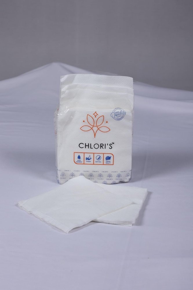 Chlori's 2 Ply Tissue Paper Napkin 200 pulls | 100 Pulls X 02 packs | 100% Virgin Fiber
