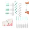 FEORA Brace Interdental Brush Soft Dental Floss Picks Teeth Cleaning tool Interdental Brushes Dental Toothpick Brushes, Ideal for Braces Brush & Implants, Oral Care of Adults and Children - 40 pieces view 1