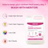 Meriton Deep Clean Laundry Liquid Detergent 5L | Powerful Stain Removal For Tough Stains | Gentle On Fabrics | Chemical-Free Formula | Compatible With All Machines | Refreshing Scent (Pack Of 2) view 2