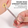 Hyzone Nasal Safety Scissors for Nose Hair Cutting, Beard, Mustache, and Eyebrow, Nose Hair Remover & Trimmer, Nose Scissor Blunt Round Tip & Heavy Duty Non Rusting SS For Men & Women view 3