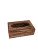 CARVISTRO WOODHandmade Tissue Box Decorative Organizer with Wood Tissue Box Cover Mangowood Napkin Holder Cover and Wood Tissue Paper Box Holders Size L25.5XB15.5XH7.5 CM view 4