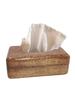 CARVISTRO WOODHandmade Tissue Box Decorative Organizer with Wood Tissue Box Cover Mangowood Napkin Holder Cover and Wood Tissue Paper Box Holders Size L26 cm X B 15 cmX 10 cm view 4