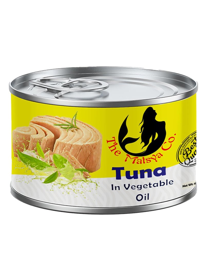 The Matsya Co. Tuna Chunks in Sunflower Oil, 185g Rich in Protein, Best for Salad , Sandwiches and Many More Pack of 1