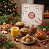Ella Foods Regal Hamper Diwali Gifts for Family and Friends (1000g) | Luxurious Diwali Gift with Gourmet Almonds, Cashews, Ladoos, Hot Chocolate, Turmeric Latte | Dry Fruit Gift Set for Corporate view 2