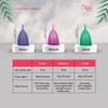 Bluefin Flee Reusable Menstrual Cup for Women - Small | Medium | Large Size With Pouch | Clean your Period Cup Effortlessly | Silicone Body, Odour And Rash Free, No Leak (PINK, MEDIUM) view 4