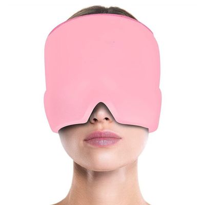 Allcato Headache Relief HAT MIGRAINE Cap, Wearable MIGRAINE MASK ICE Head WRAP for Tension Headache, Puffy Eyes, Sinus Headache & Stress Relief