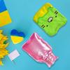 Allcato Green Kitty Small Hot Water Bag with Cover for Pain Relief, Neck, Shoulder Pain and Hand, Feet Warmer, Menstrual Cramps. view 1