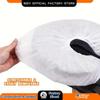 STORE77 Disposable Massage Covers Non woven U shaped, Fitted Disposable Headrest Covers Disposable Massage Covers Massage Headrest Covers Non-Sticking Cradle Cover Non-woven U-shaped Cradle Cover for Massage Tables Pack of 100 view 4