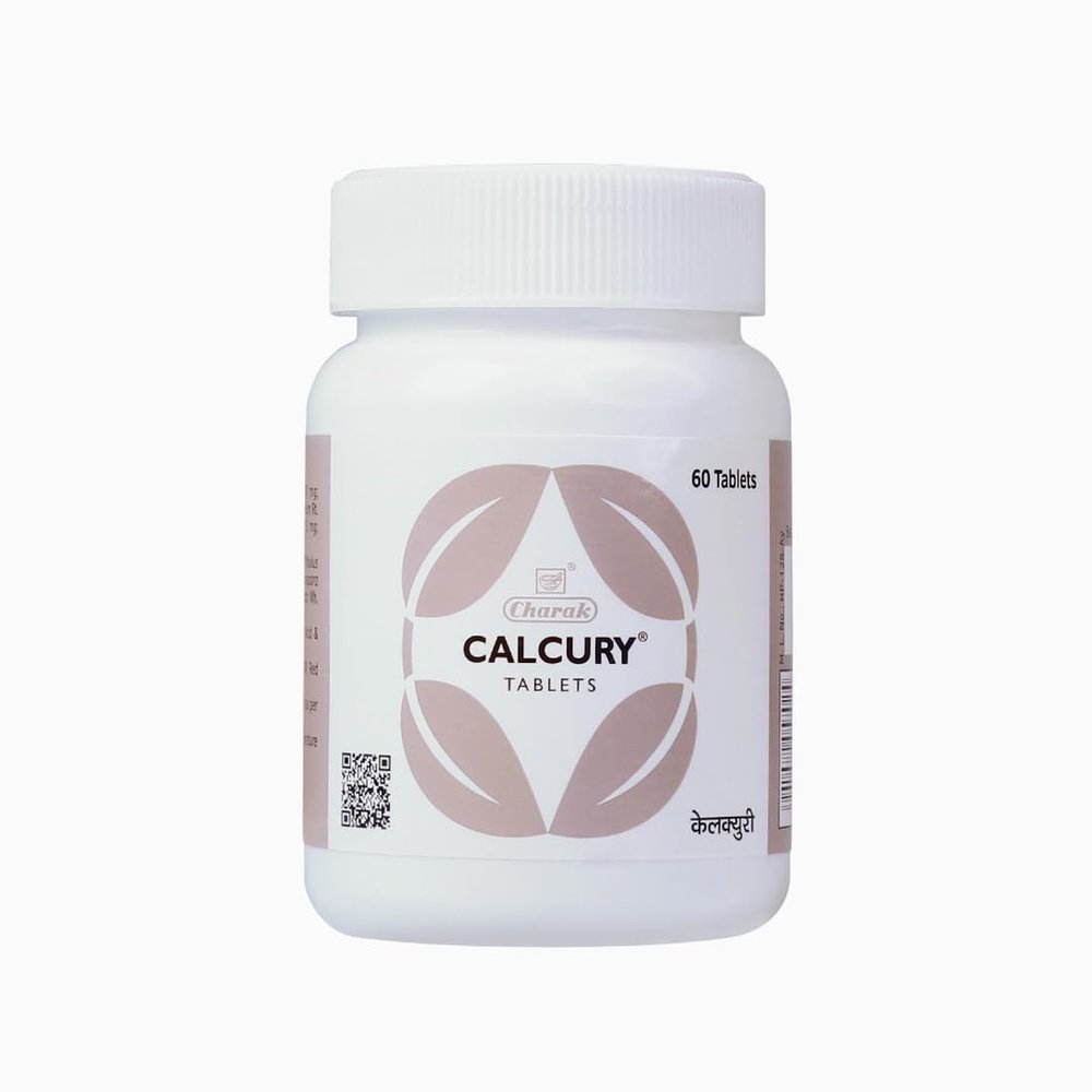 Charak Calcury Tablet - Herbal Therapy To Facilitate Passage Of Urinary Stones (pack of 1-60 Tab)