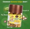 Ayu's Soak & Cook Kerala Banana Chips Thin Cruchy Crispy Snacks Original Salted Flavour 300g view 2