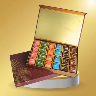 Aweri Assorted Dates Barfi 480 Gram No Added Sugar Healthy Date Bite | Dry Fruit Barfi | Dates, Almonds, Cashews, Ghee | Magnetic Gift Box | Indian Sweet Mithai Gift Pack | Diwali gift hampers | Corporate Gifts for Employees