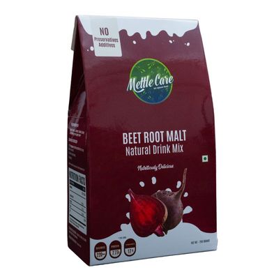 Beetroot Malt Natural Drink Mix | 250 Gm Pack | Beetroot Almonds pistachio & Cashews | Hot & Cold Mix | No Preservatives, No White Sugar