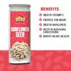 20-20 Dry Fruits Organic Sunflower Seeds for Eating 400g Jar (200g*2) - | Raw Sunflower Seeds| Rich in Protein & Fiber |Healthy Superfood | Diet Snacks- (Pack of 2) view 2