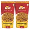 20-20 Dry Fruits Raisins Indian 500 g(250g*2) | Hand-Sorted Jumbo Indian Kishmish | Seedless Kishmish | Dried Grapes, Rich in Iron & Antioxidants | Healthy Raisins (Pack of 2) view 1