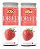 20-20 Dry Fruits Dried Strawberry Jar 400g(200g Jar*2) | Healthy Strawberry Snack| High in Anti-Oxidants & Vitamin C | Supports Heart Health & Immunity (Pack of 2) view 1