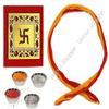 Bhai Dooj Tikka for Brother- Best Brother Certificate with Kalawa Thread with Roli Chawal Chandan Mishri Tikka for Sweet Bhaiya view 2