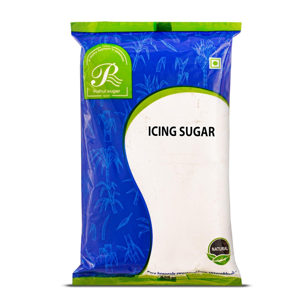 Rahul Sugar Icing Sugar (1kg) for Baking Sulphur-Free Chemical Free Cholesterol Free, Fat Free 1kg