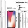 ANAB GI Reusable Straw Collapsible Metal Drinking Straw Portable Straw with case (Blue) view 3