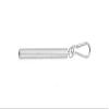 ANAB GI Reusable Straw Collapsible Metal Drinking Straw Portable Straw with case (Silver) view 1