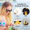 ANAB GI Reusable Straw Collapsible Metal Drinking Straw Portable Straw with case (Black) view 3