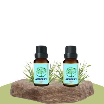 AMBERTY LemonGrass Oil, LEMON GRASS Essential Oil (15Ml + 15Ml) Pack of 2