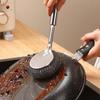 H&D PIPALIYA Stainless Steel Scrubbers with Handle, Cleaning Brush with Additional Scrubbers, Dish/Sink Brushes, Kitchen Cleaning Tool(Pack of- 1) view 3