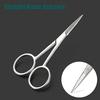 TRICONE 5 Inch Facial Hair Small Grooming Scissors For Men Women - Eyebrow, Nose Hair, Mustache, Beard, Eyelashes, Ear Trimming For Hair Cutting - Stainless Steel MCD7 view 2