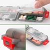 Bunzello Medicine Box-10 Slot Moisture Proof Lockable Plastic Pill or Tablet Storage Box | Mini Pocket Size Travel use medicine Organizer Box view 4