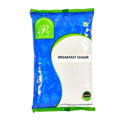 Rahul Breakfast Sugar, Free Flowing, Chemical Free, (Pack of 1) Sulphurless, Uncolored, Preservative-free Pack of 1 (1Kg)