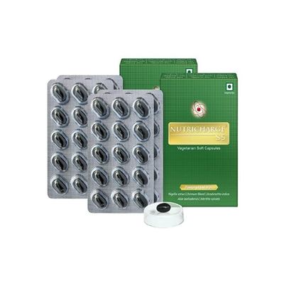 Nutrichargee S5 for immune health, protects against skin disorders and maintains skin health | Daily Health Supplements | 30 Tablets 1-month pack OF 2