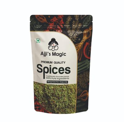 Ajji's Magic Moringa Powder 400 Gm | Drumstick Leaf Powder | Natural Multi-vitamin | Anti-Oxidant | Good for Hair & Skin | Protein Rich