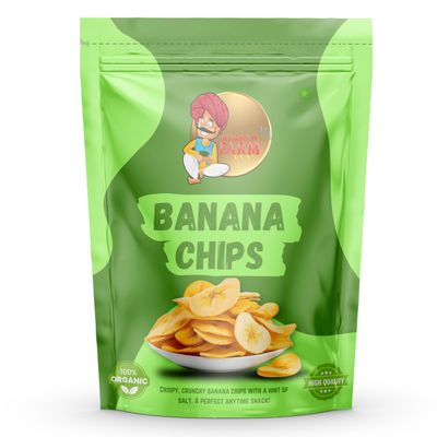 Marwadi Farm Kerala Banana Chips/Banana Wafers - 600 g| Tasty & Yummy Crispy Chips | Namkeen Snack | Premium Banana Chips/Wafers