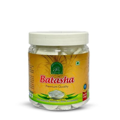 Batasha Box Rahul Sugar Speciality Batasha | Indian Patasha | Batasha | For Prasad, Festivals, Ceremony, Worship | Sugar Drop Candy I Batashe No Added Chemical | No Color Preservatives (Festive Prasad) - 200 Gm