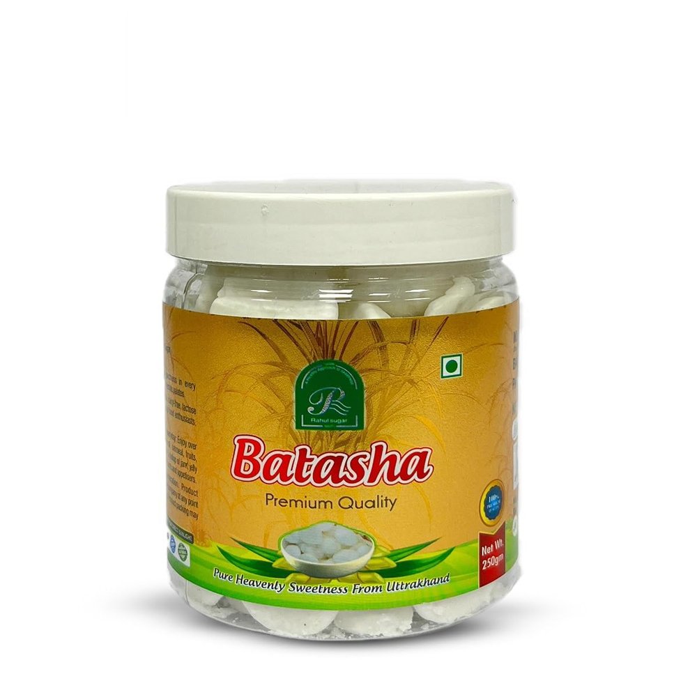 Batasha Box Rahul Sugar Speciality Batasha | Indian Patasha | Batasha | For Prasad, Festivals, Ceremony, Worship | Sugar Drop Candy I Batashe No Added Chemical | No Color Preservatives (Festive Prasad) - 200 Gm