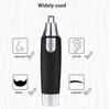 YALOWEEK 3 in 1 Electric Nose Hair Trimmer for Men& Women | Dual-edge Blades | Painless Electric Nose and Ear Hair Trimmer Eyebrow Clipper, Waterproof, Eco-/Travel-/User-Friendly view 4