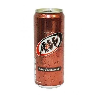 AW Root Beer Rasa Sarsaparila 330ml (Pack of 12 Cans X 330ml Each) Imported.