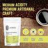 7 Elements Coffee Roasters Attikan Estate Ground Coffee - 250 g (Pack of 1) | Medium Roast (Chemex Grind) | 100% Arabica Freshly Roasted Coffee Grounds | AA Grade | Rich Flavorful Coffee view 2