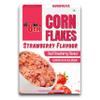 8AM Corn Flakes Strawberry 300 Gram, Golden Corns & Strawberry, No Cholesterol, Trans Fat, Artificial Additives, Iron & Calcium, Crunchy & Nutritious Breakfast Cereal view 1