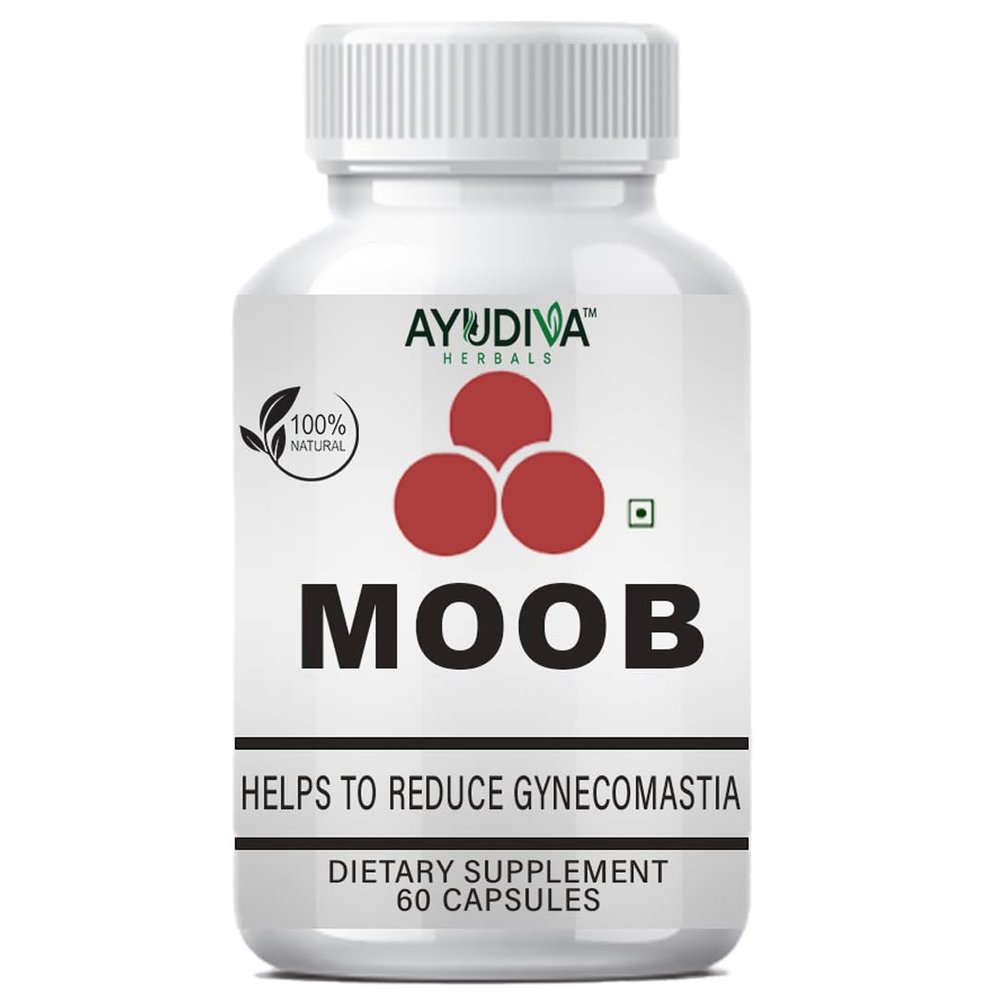 Ayudiva Herbals Moob Ayurvedic Capsules fo Men | 60 Capsules