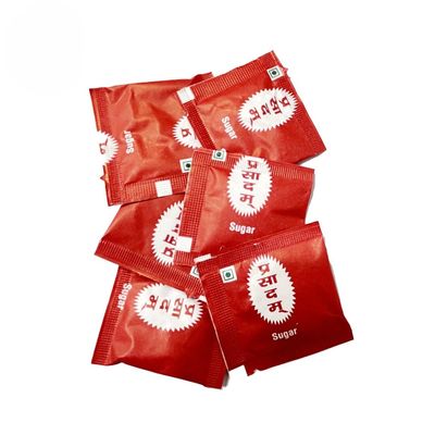 Rahul Sugar Prasadam Sachet Sugar For Puja Worship, No Added Chemical No Color Preservatives Sweet Balls Prasad Sachet 500gm