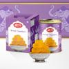 Bikaneri Shree Ganga Kesar Ganderi - 2kg (1Kg Pack of 2) (40 Pieces) | Soft and Delicious Indian Sweet | Perfect for Celebrations and Festivals view 4