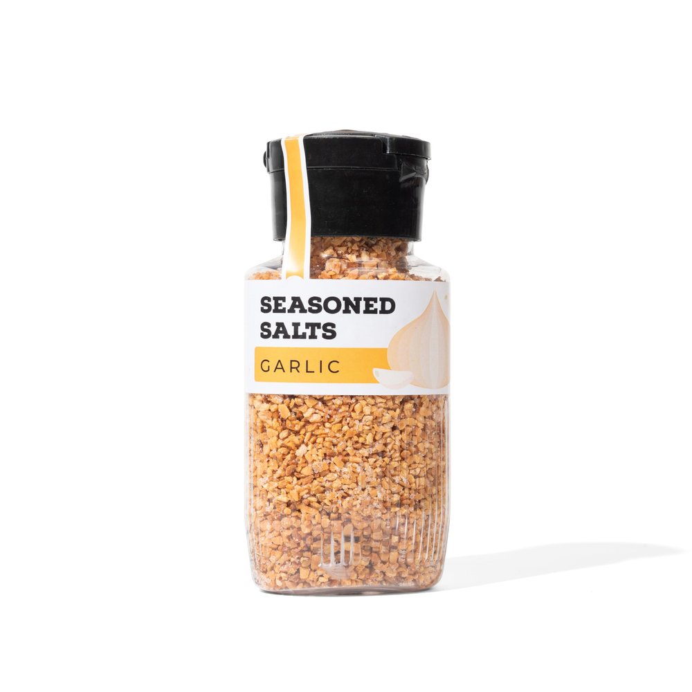 Carpe Victus Garlic Crunch Explosion Artisan Salt  100g|Packed with crispy garlic bits, this salt adds an irresistible crunch and bold flavor. Ideal for elevating the flavor of all your savory meals|